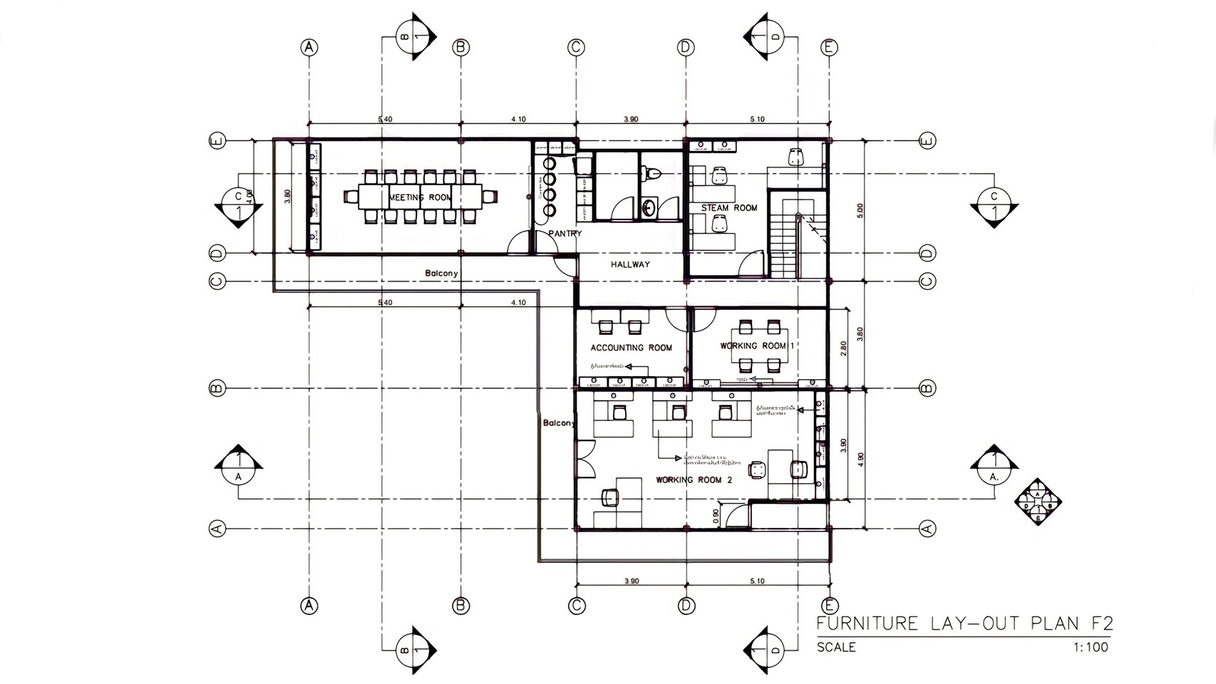 รูปภาพแบบ Lay-Out Plan Furniture